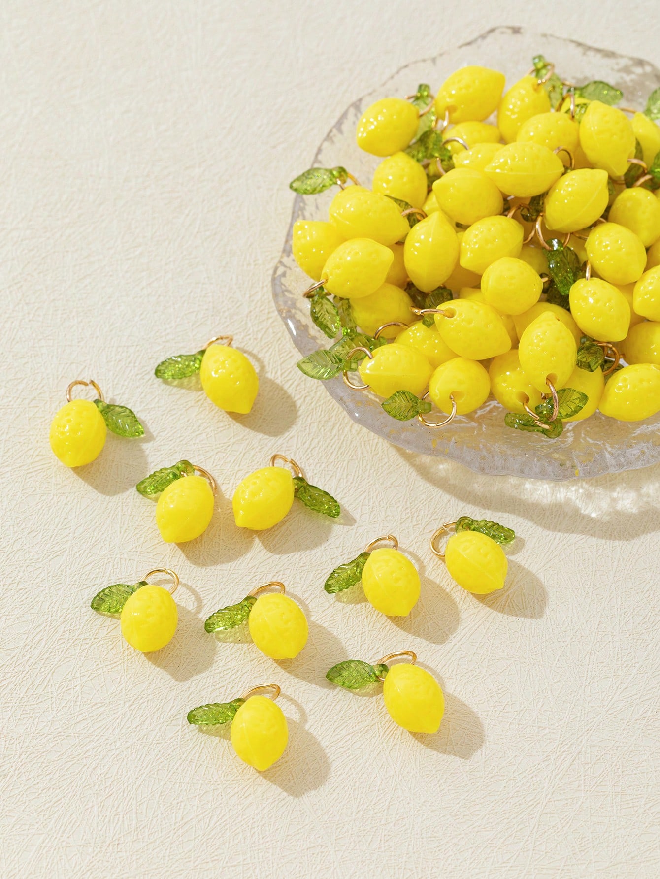 10Pcs 3D Lemon Resin Charms Pe - Resin Craft Material recension och pris