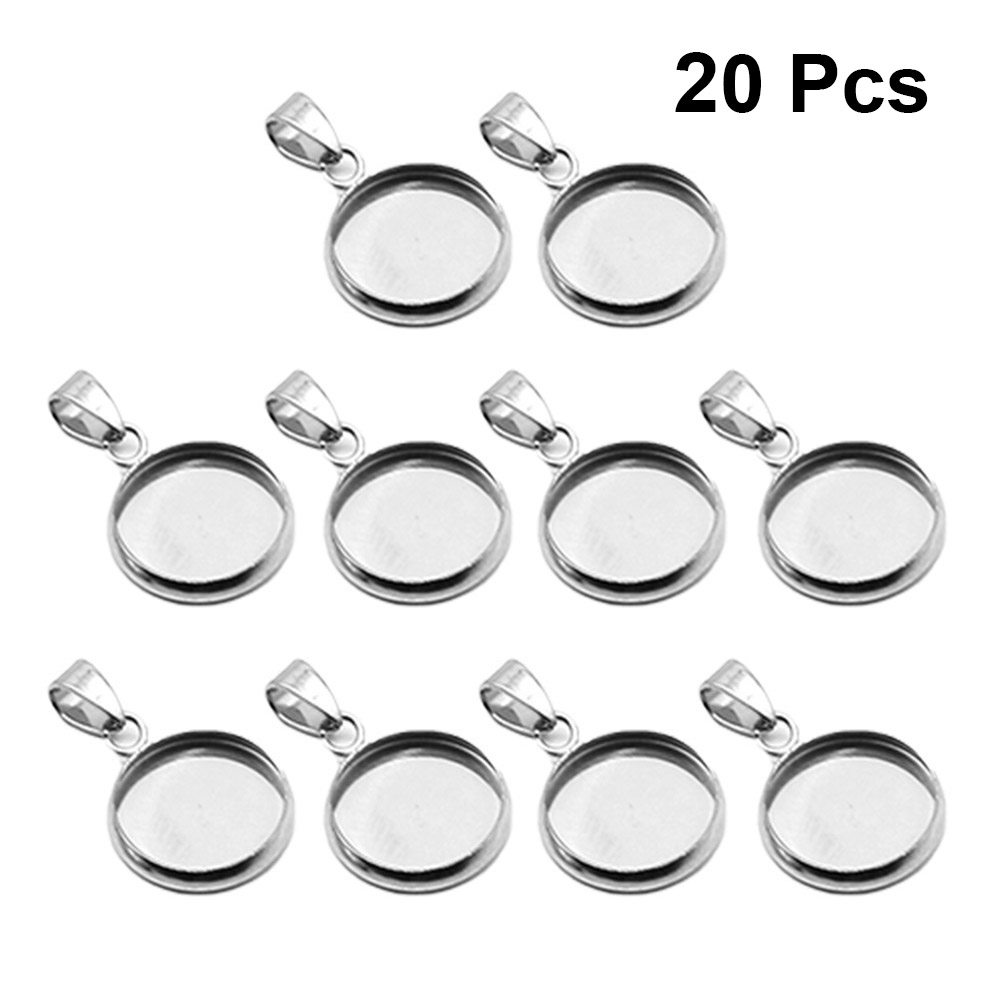 20Pcs DIY Pendant Holder Set S - Resin Jewelry Kit recension och pris