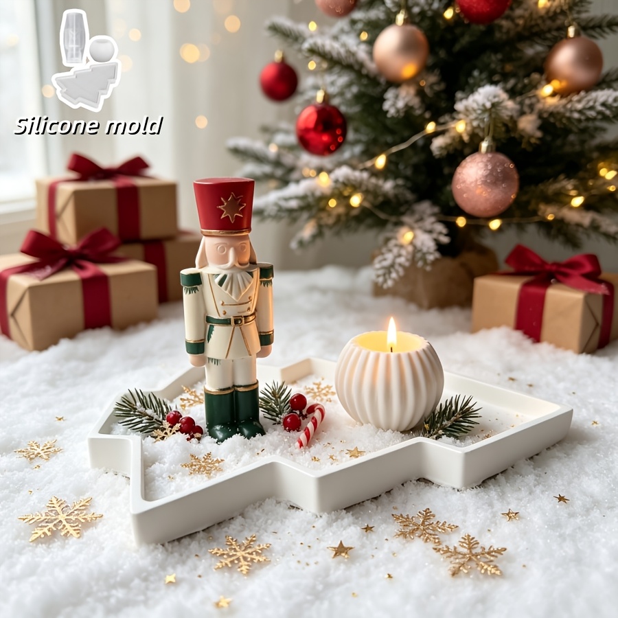 3pcs Nutcracker Soldier Spheri - Silicone Mold Tray recension och pris