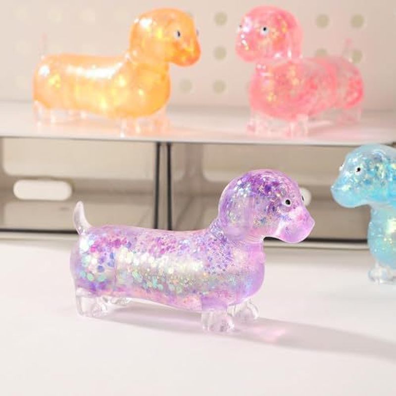 Glitter Dachshund Soft Stretch - Resin Craft Material recension och pris