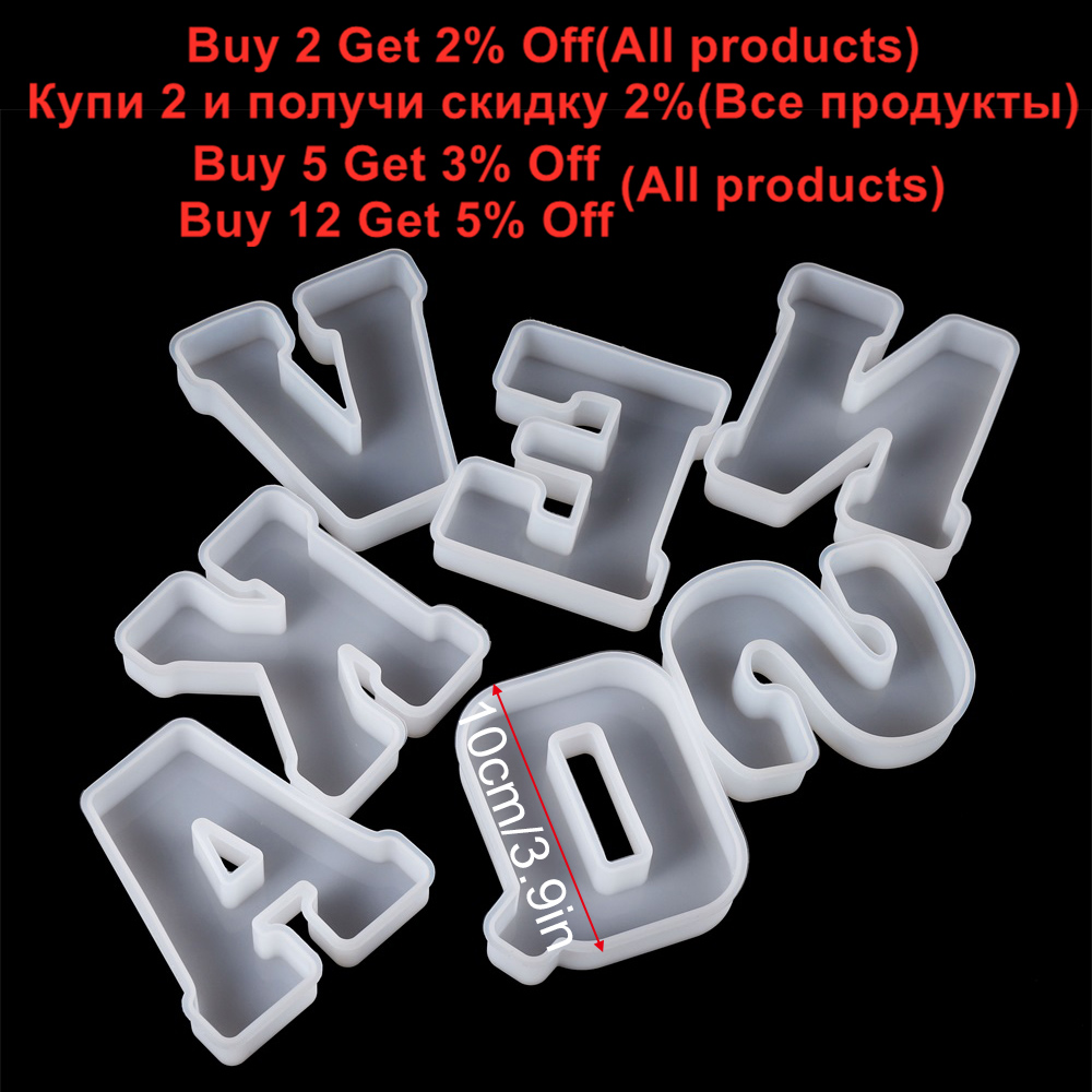 3Sizes A to Z Letter Silicone  - Serving Tray Mold recension och pris
