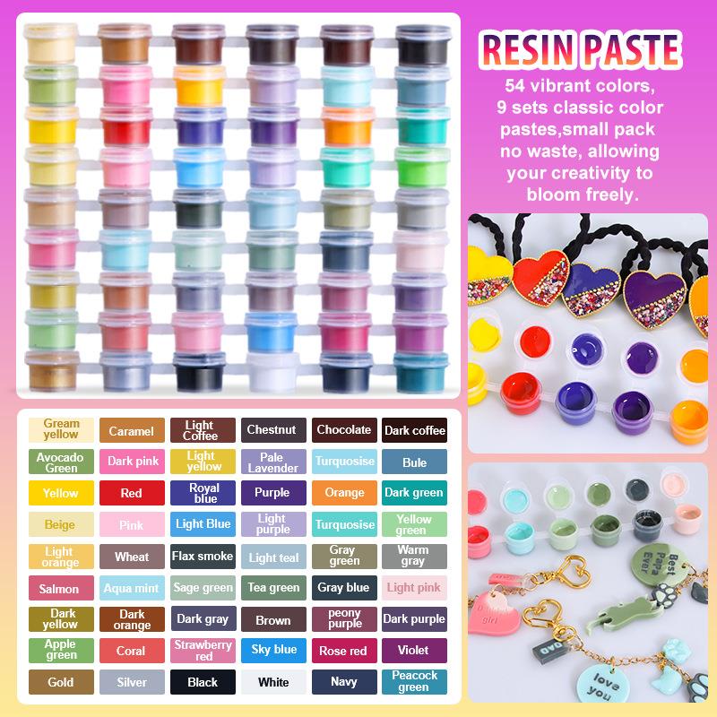 6colors/Set Paste Pigment UV R - Resin Pigment Set recension och pris