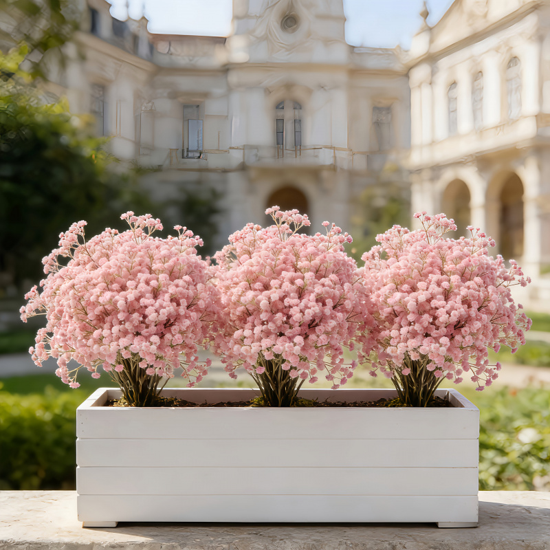 130-Stem Pink Gypsophila Artif - Dried Flower Bulk recension och pris