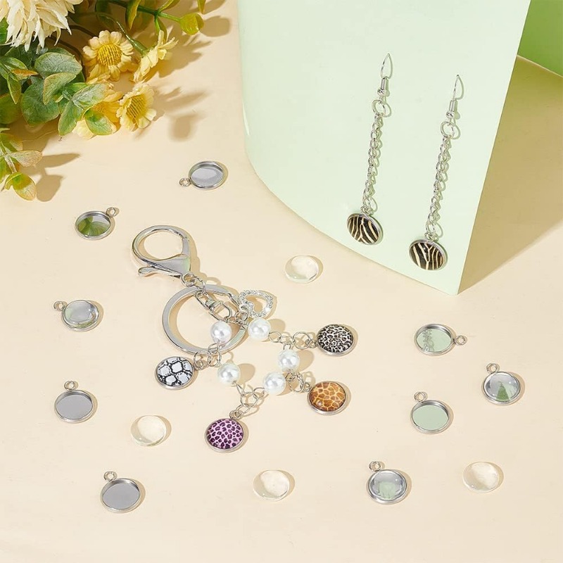 50 sets Pendant Cabochon Jewel - Bezels Set Pendant recension och pris